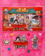 SUNIPAIDUI | Sanheyuan Banquet Laser Sticker + Card Set