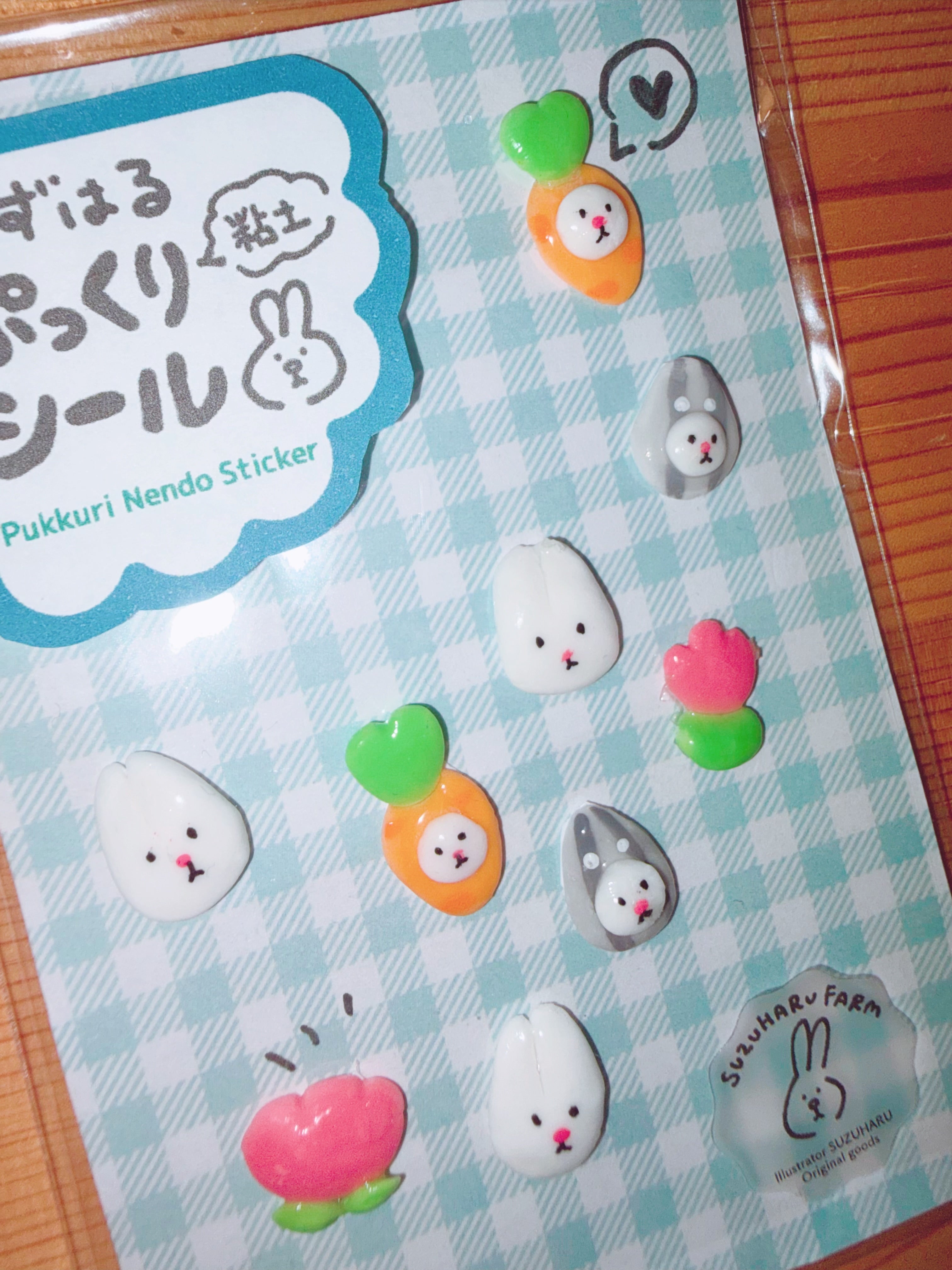 Handmade Clay Sticker Sheet
