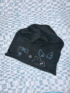 my little doggg | Handmade Sparkly Puppy Beanie(black)
