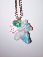 my little doggg | Strawberry Angel Dog Necklace