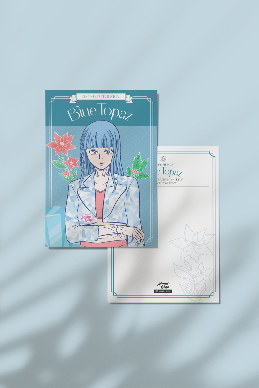 Mayu Gogo | Birthstone Girl Postcard