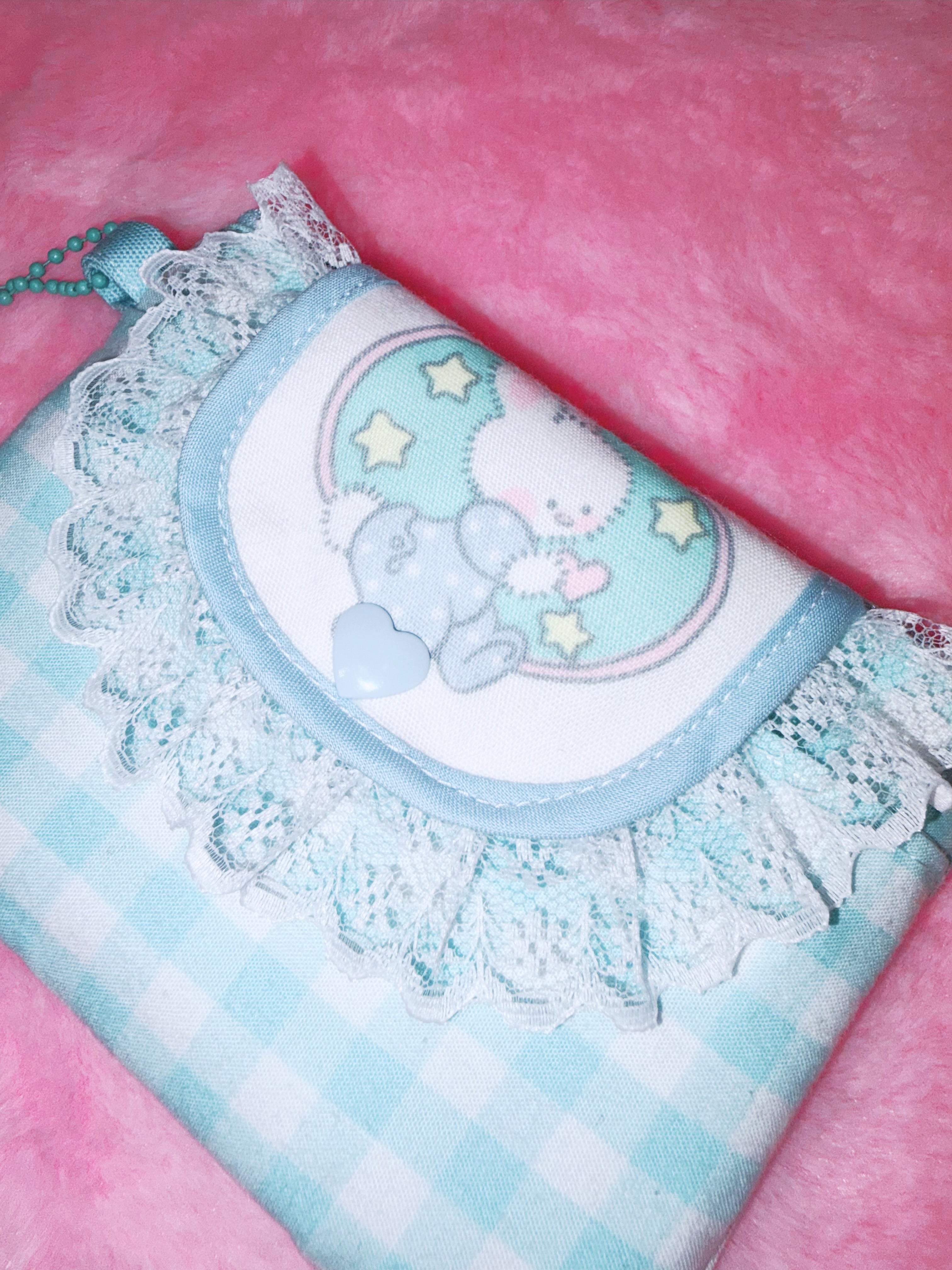 baby31 | Flat Pouch (Rabbit Blue)