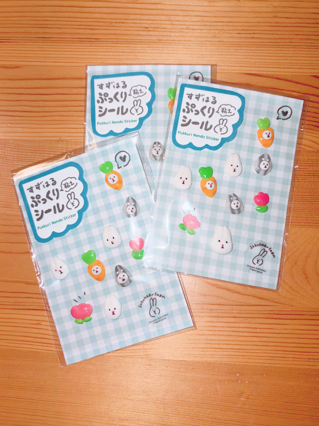 Handmade Clay Sticker Sheet