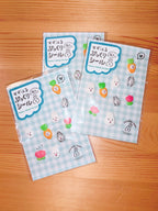 Handmade Clay Sticker Sheet