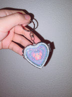 Hand Painted Mirror Keychain