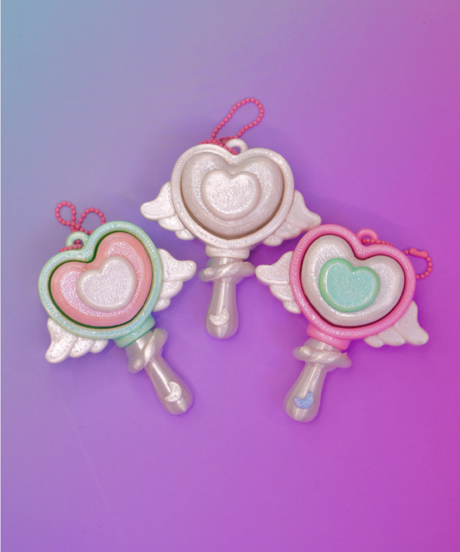 YOURGUMMY | Heart Wand Clicker - Pink x White x Mint
