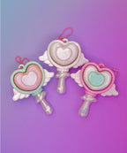 YOURGUMMY | Heart Wand Clicker - Mint x Pink x White