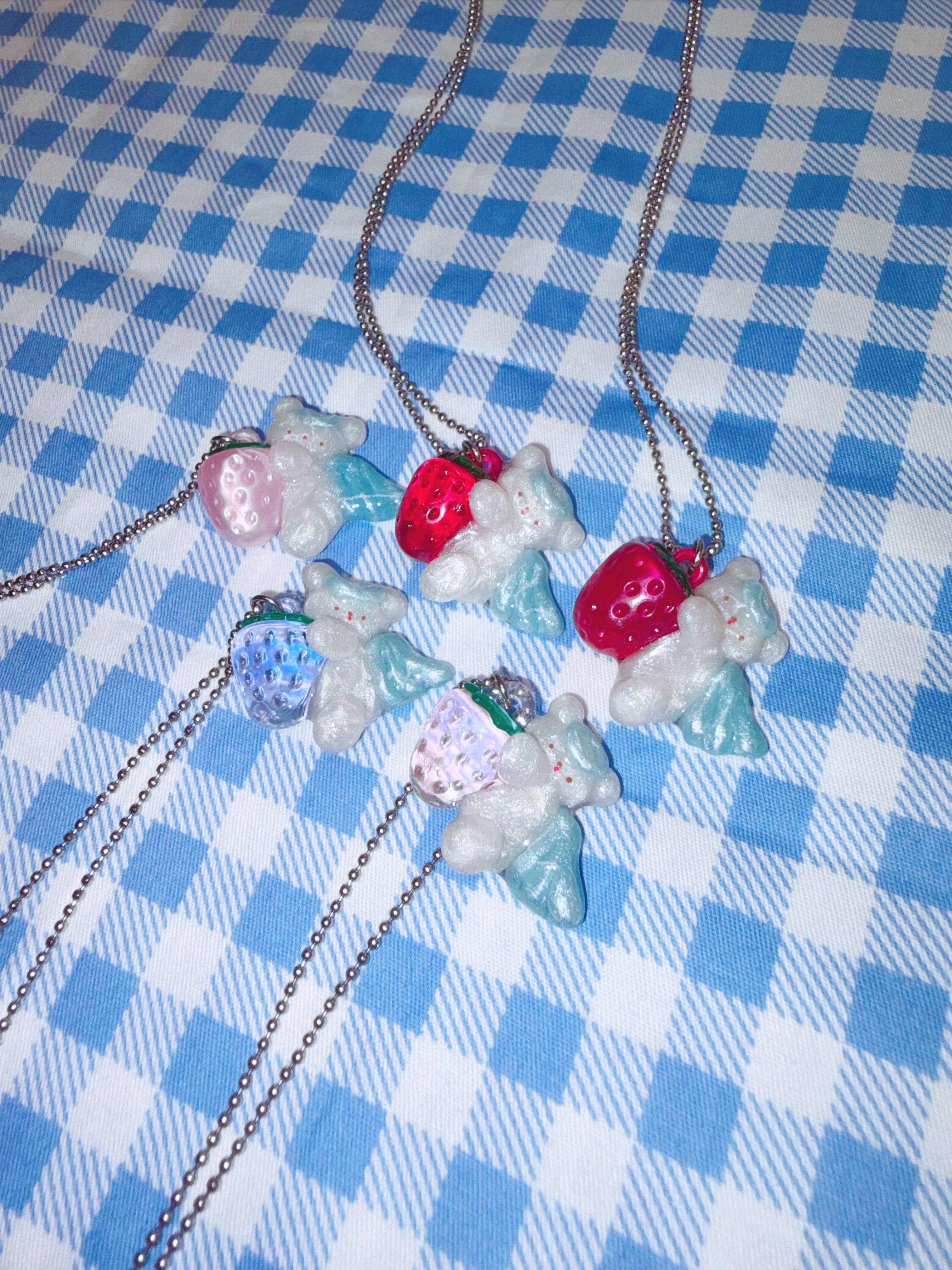 my little doggg | Strawberry Angel Dog Necklace