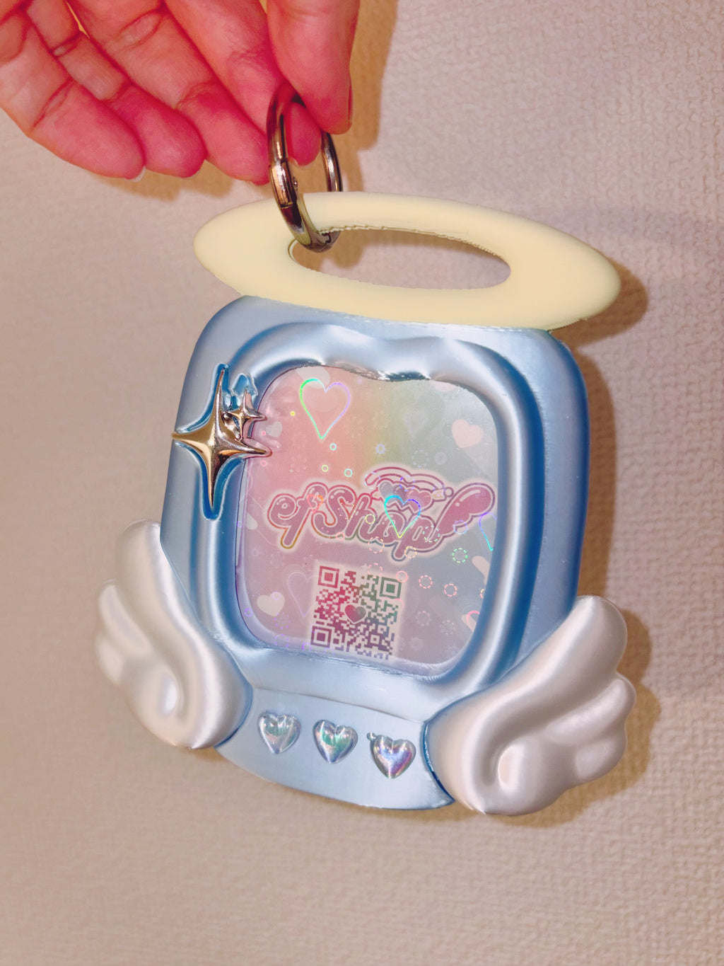 3D Printed Photo Frame Tamagotchi Keychain