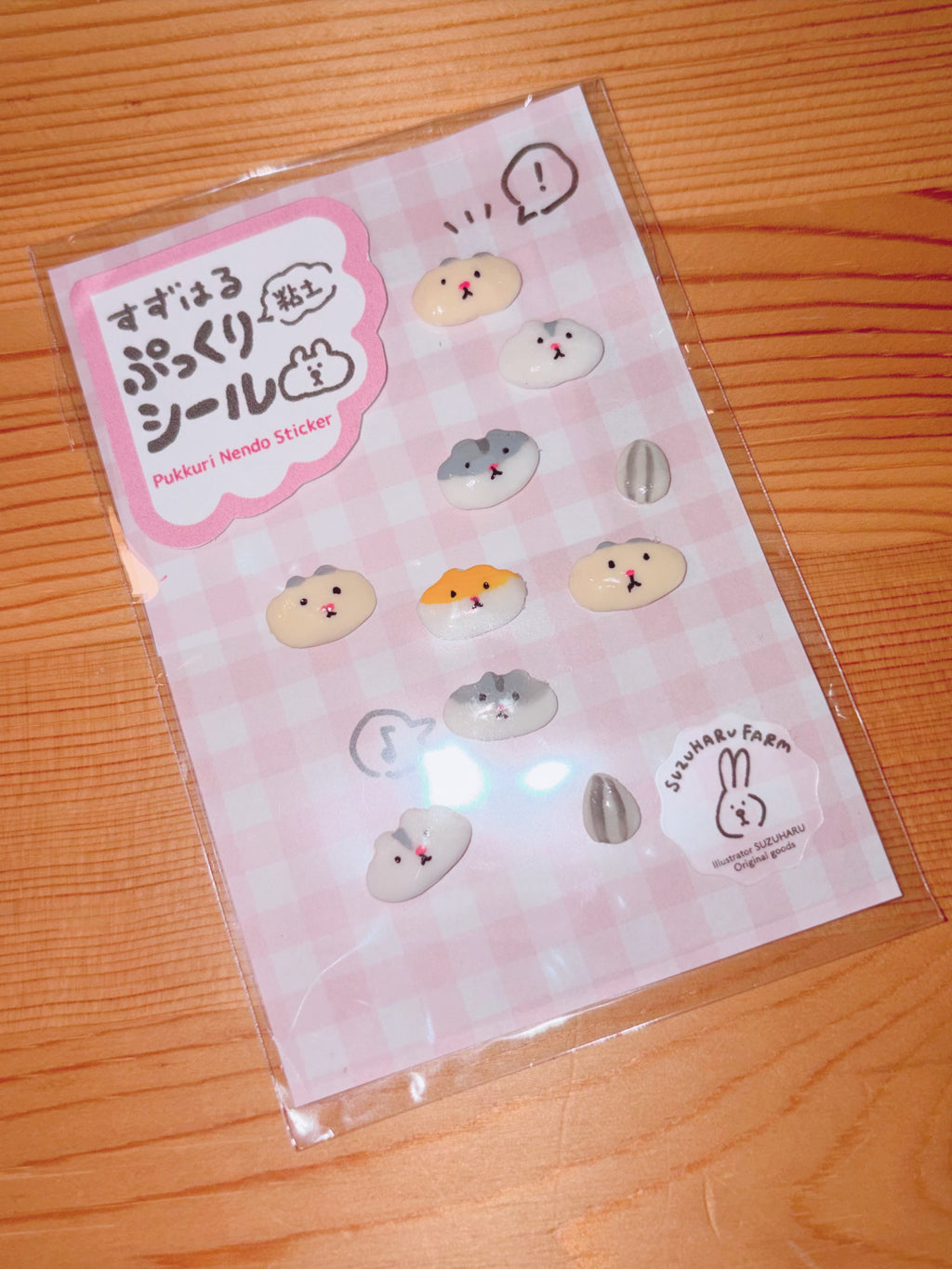 Handmade Clay Sticker Sheet
