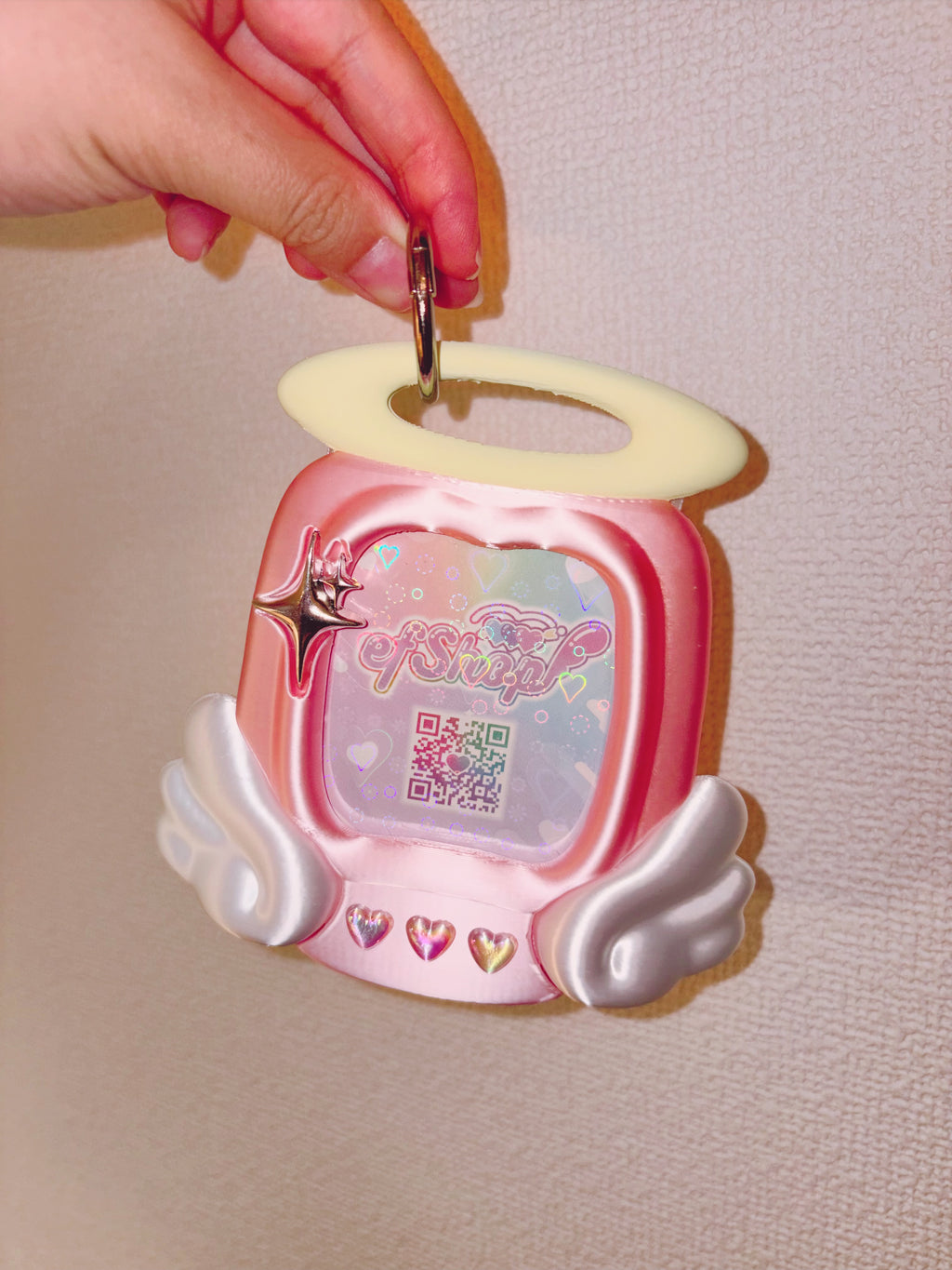 3D Printed Photo Frame Tamagotchi Keychain