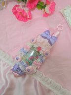 문어가든 | Fluffy Cardholder (Pink Bunny)