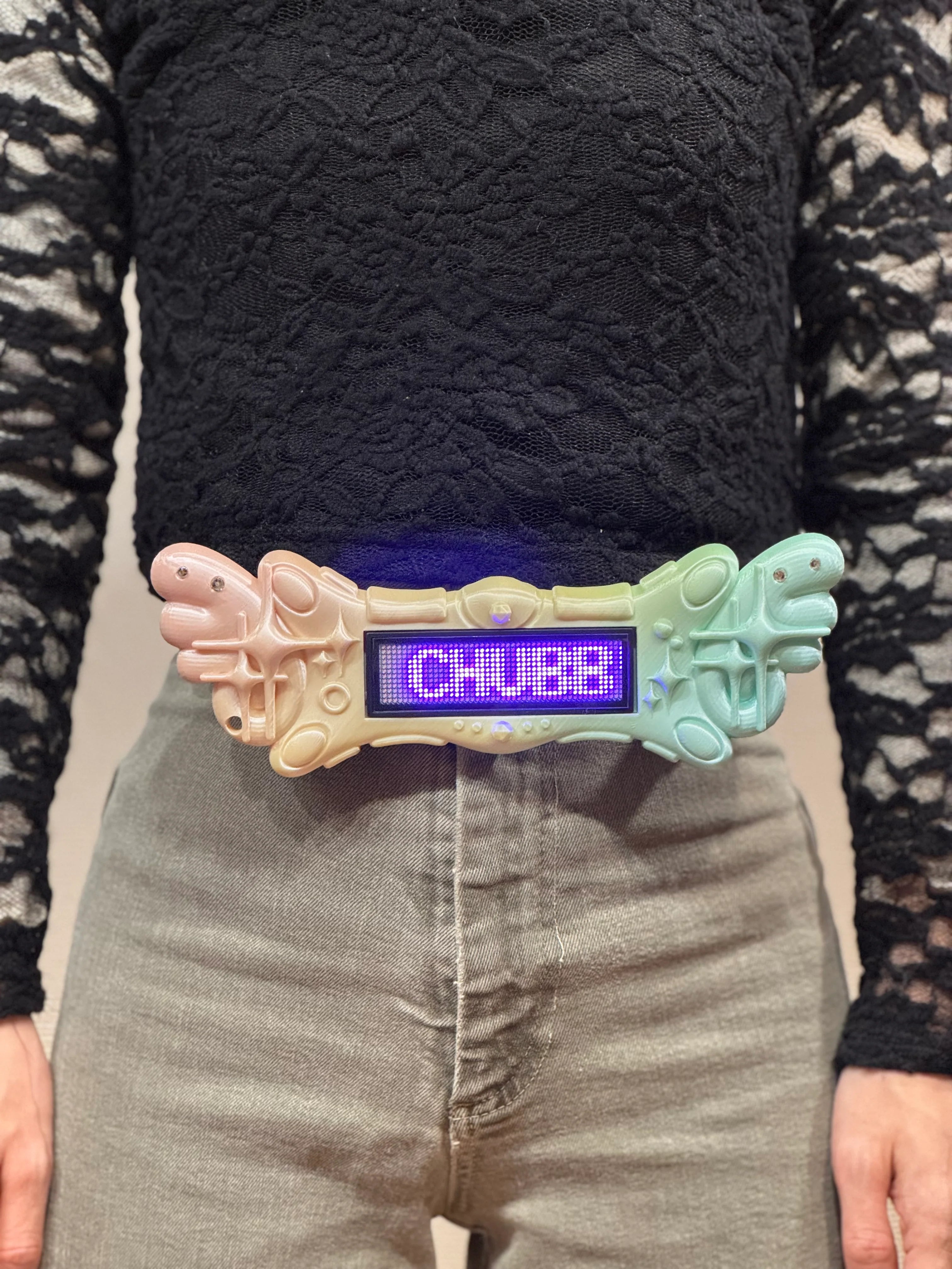 Chubby Charms Club | Henshin Belt 3D-Print Accessories - Rainbow