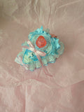 문어가든 | Lace Cake Keychain (Blue Strawberry)