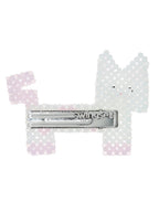 SWINGSET | Question Mark Cat Hairclip (Baby Pink)