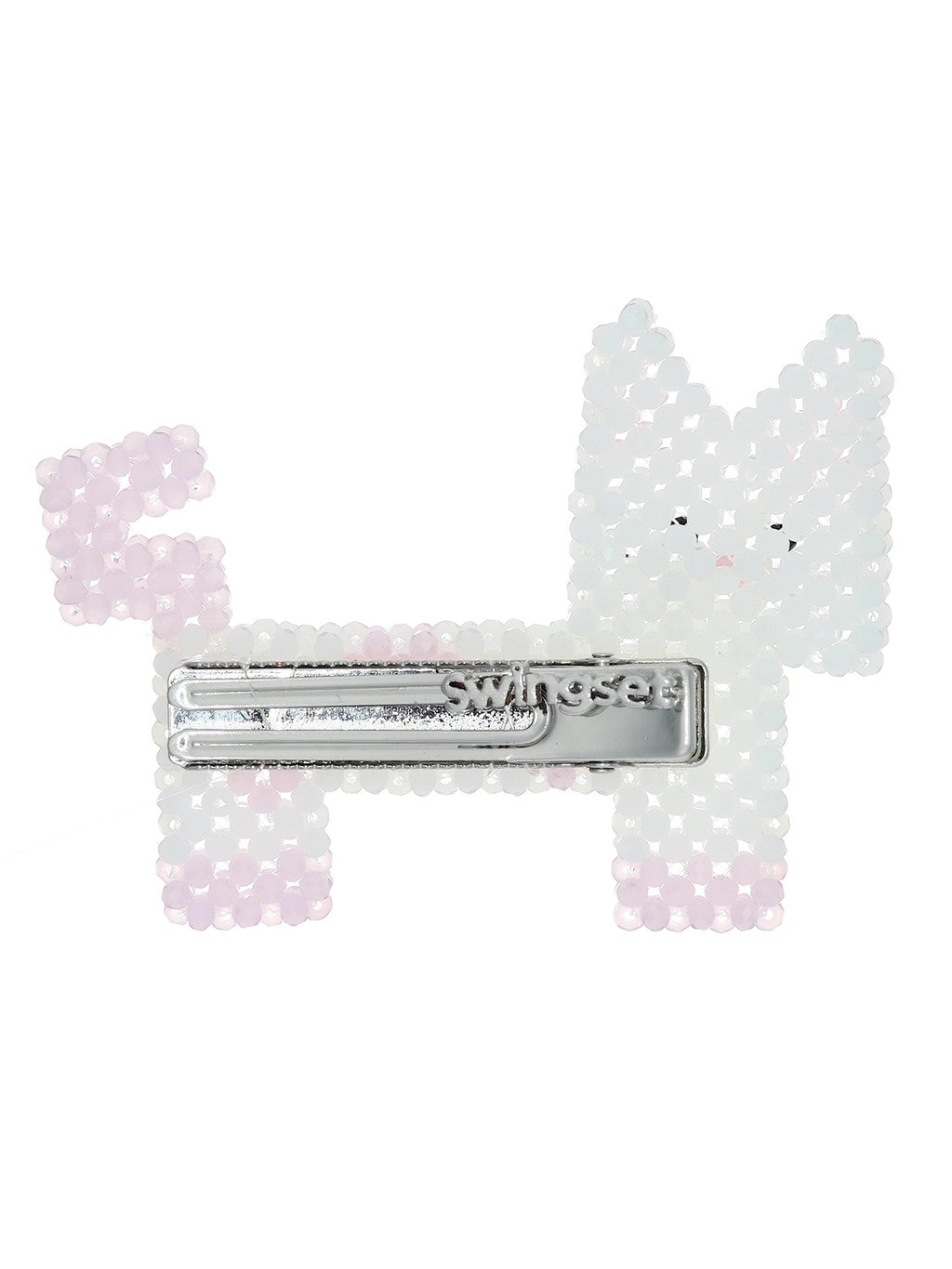 SWINGSET | Question Mark Cat Hairclip (Baby Pink)