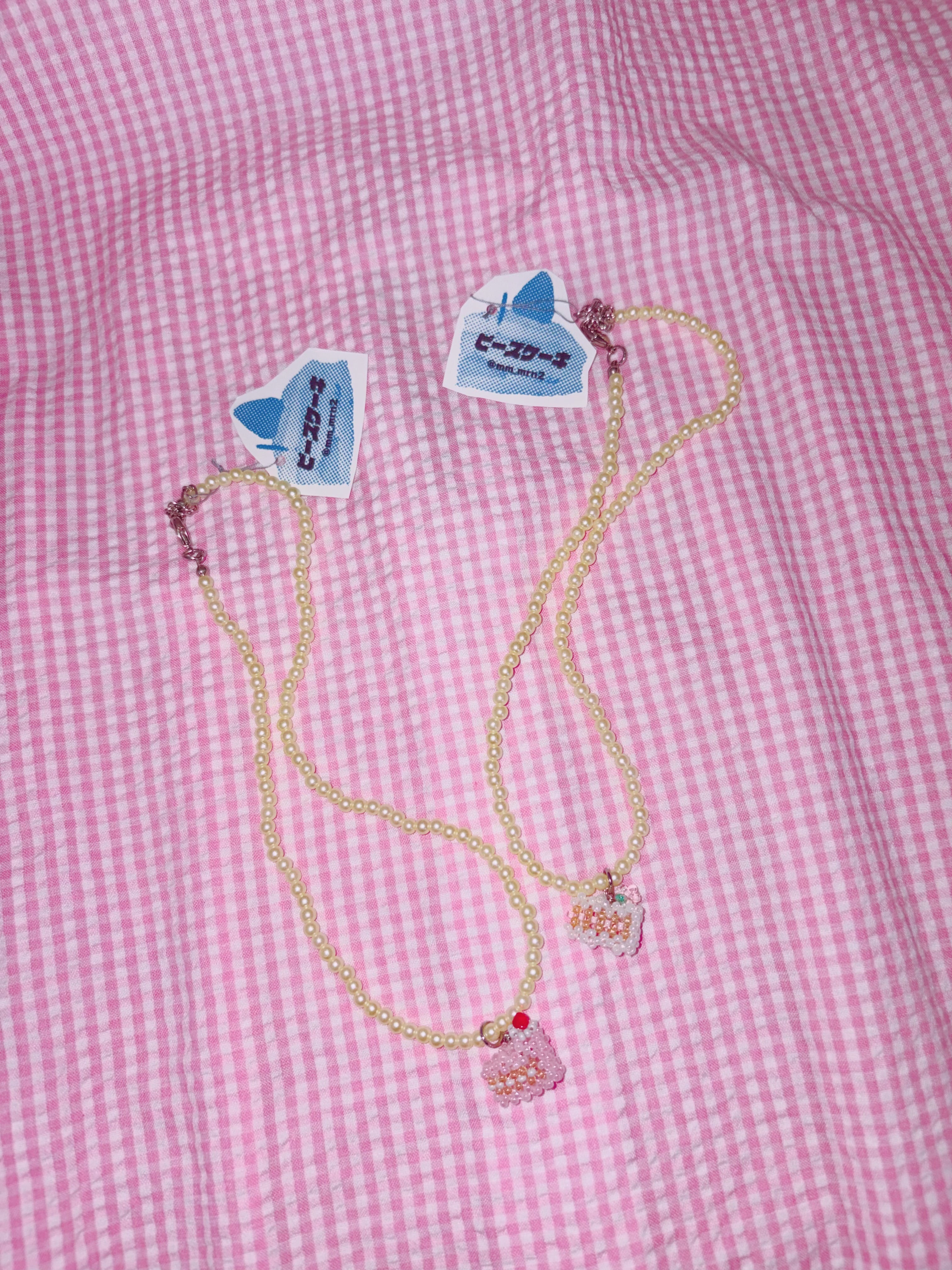 Momomeronn桃甜瓜 | Bead Cake Necklace