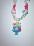 Wakuwakuma Accessories | Shaved Ice Teddy Bear Necklace