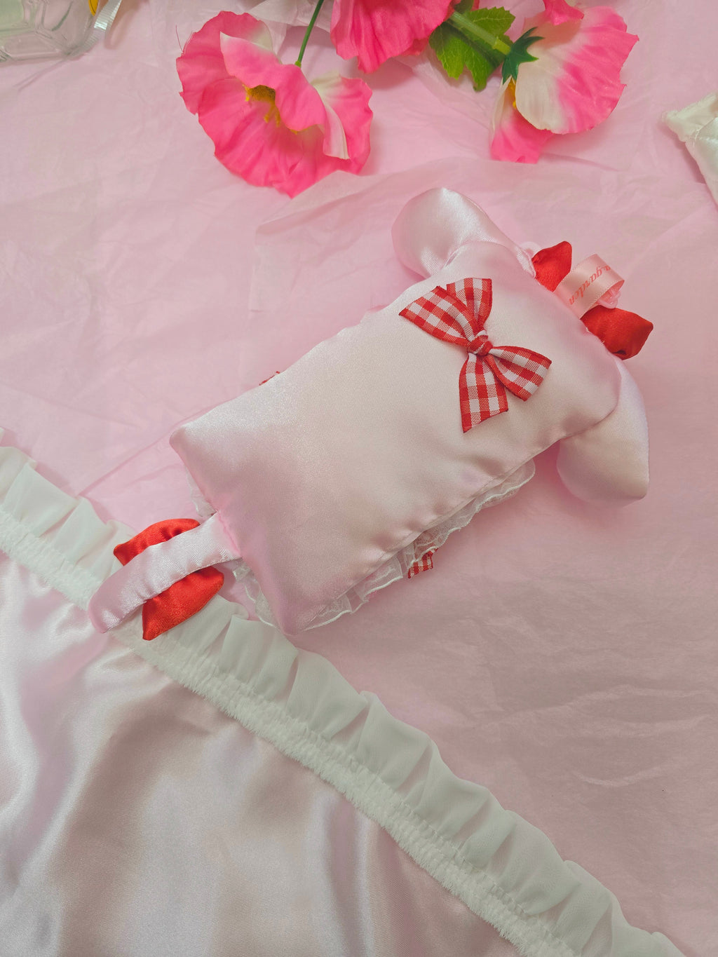 문어가든 | Fluffy Cardholder (Pink Puppy)