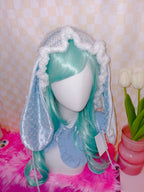 Riluet | Knitted Bunny Ear Hat - Blue