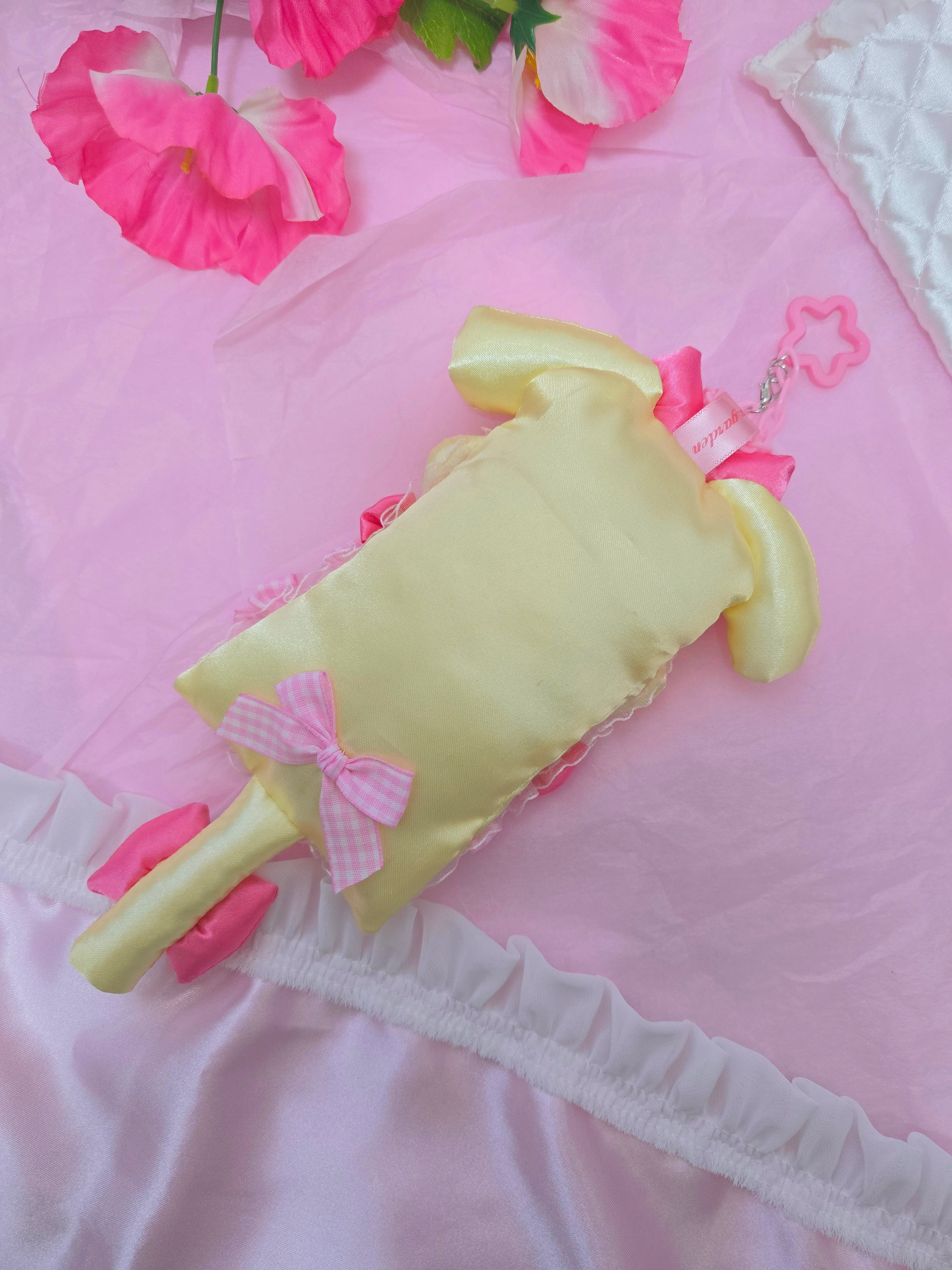 문어가든 | Fluffy Cardholder (Yellow Puppy)