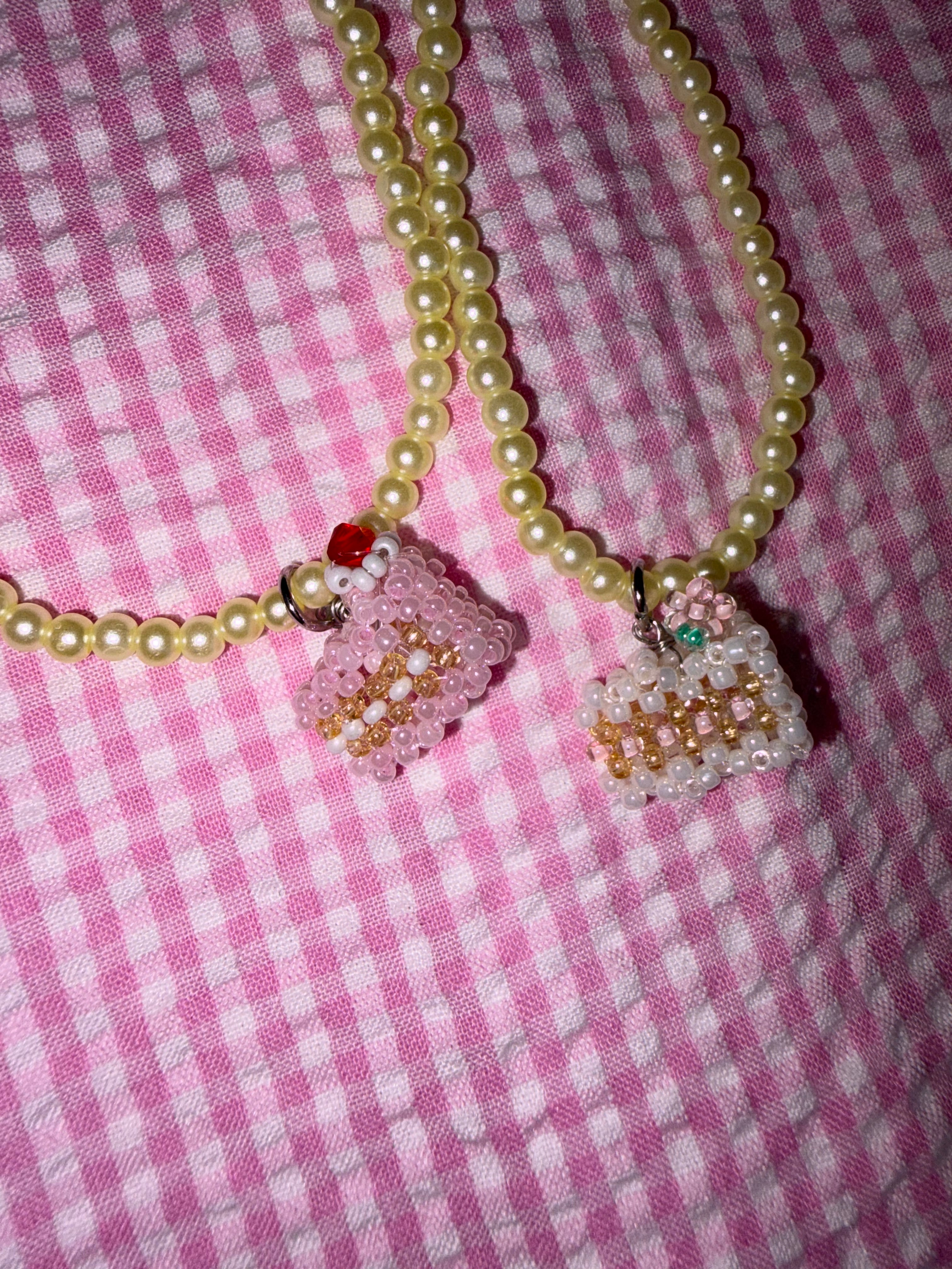 Momomeronn桃甜瓜 | Bead Cake Necklace