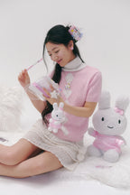 SWINGSET | [X YOUNGART] Glass KIDDY Necklace (Pink)