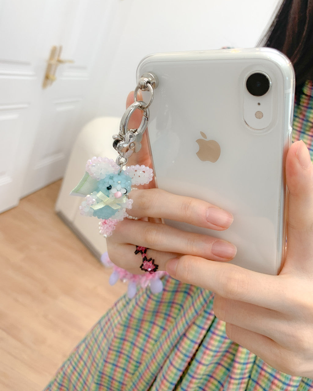 SWINGSET | Mouse Key Ring (Sky Blue)