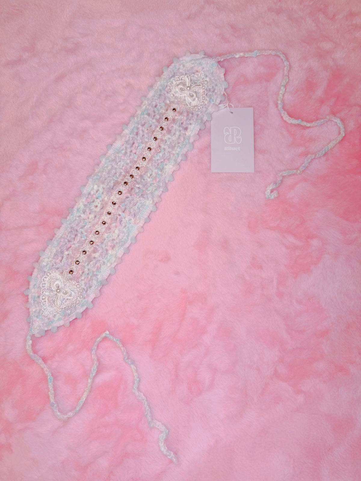 Riluet | Knitted Dreamy Heart Headdress