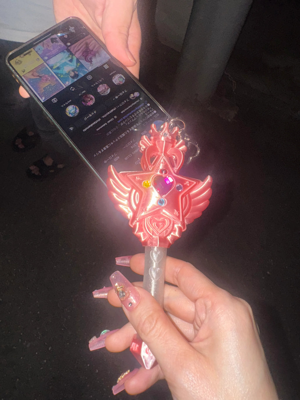 Chubby Charms Club | Mini Magic Stick NFC 3D-Print Accessories - Pink