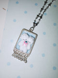 galog | Handmade Silver Necklace - Twin Sheep