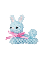 SWINGSET | Matt Rabbit Key Ring (Sky Blue)