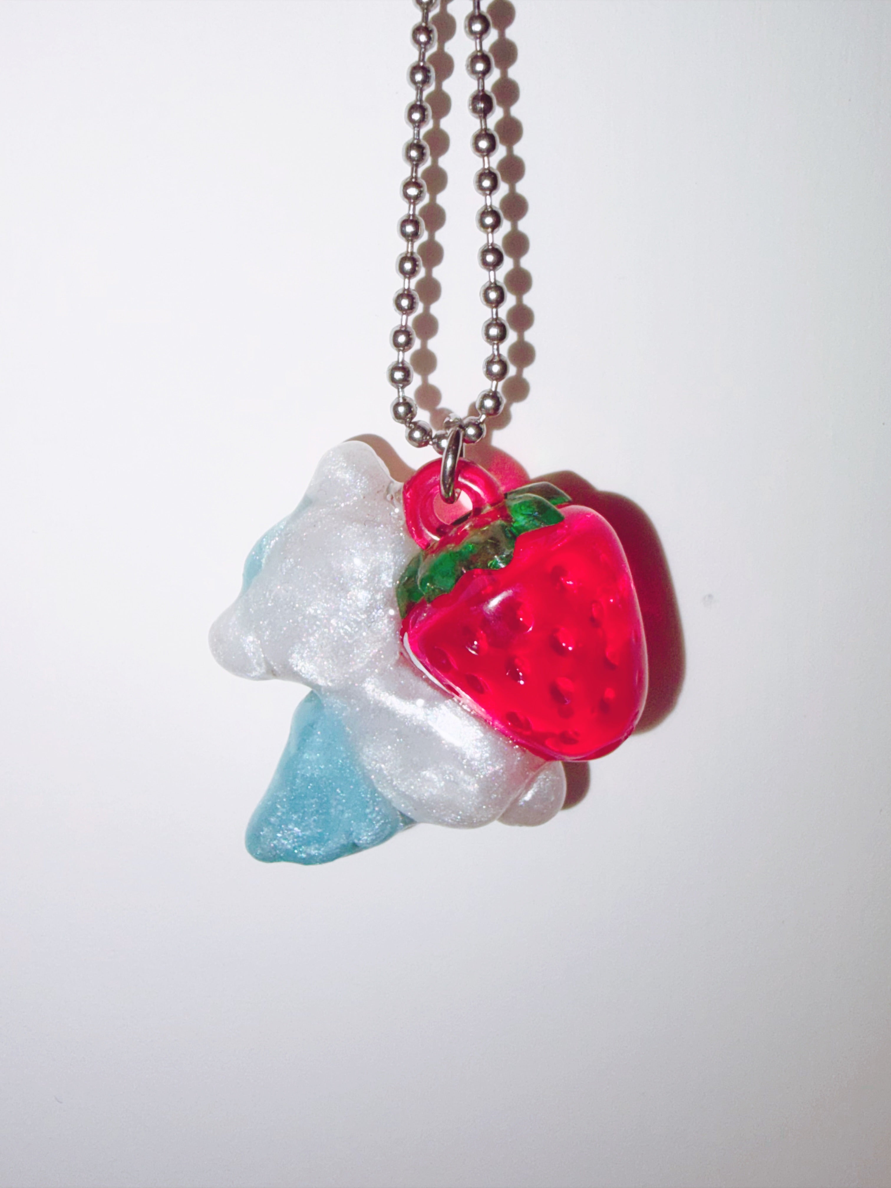 my little doggg | Strawberry Angel Dog Necklace