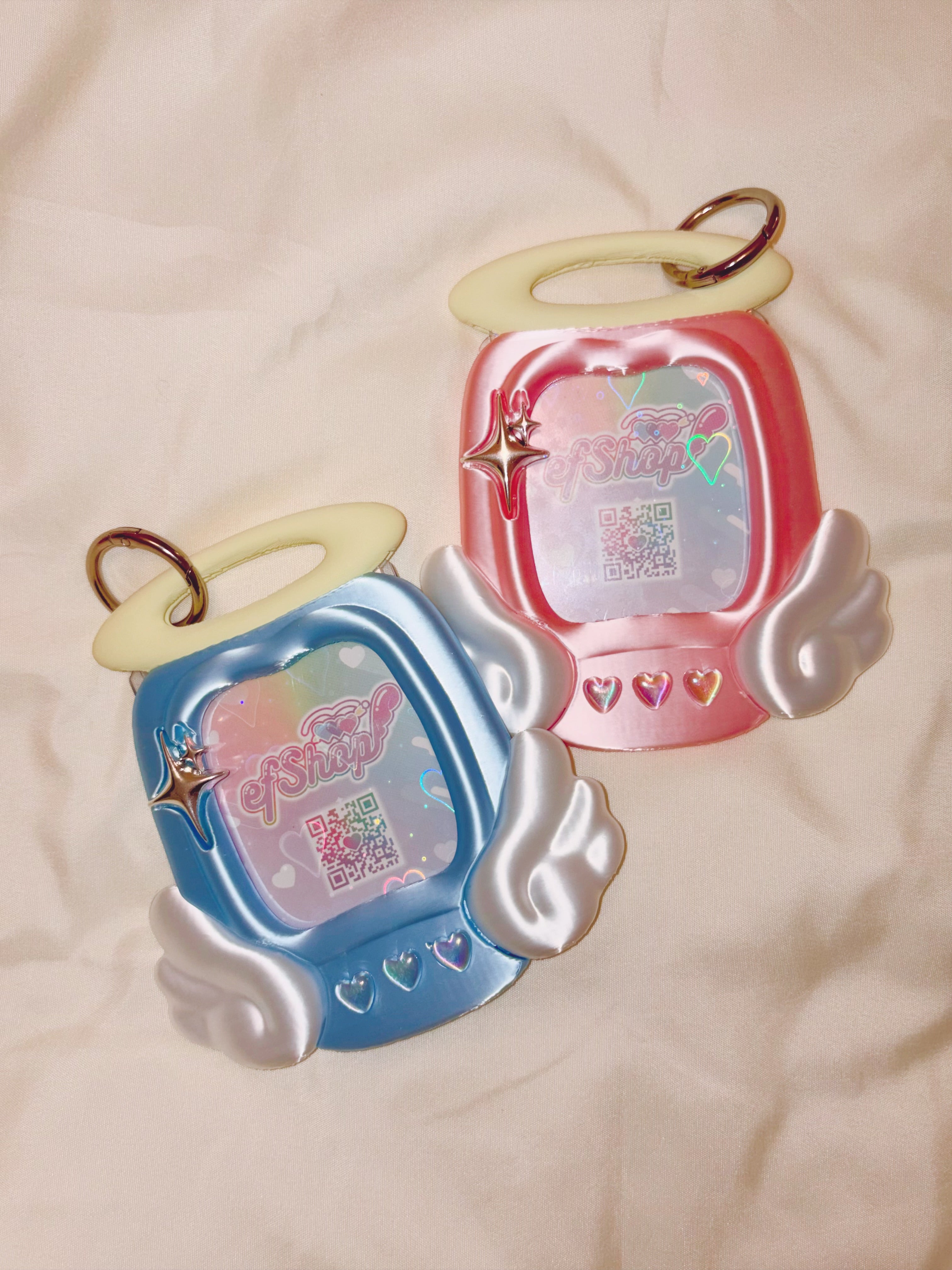 3D Printed Photo Frame Tamagotchi Keychain