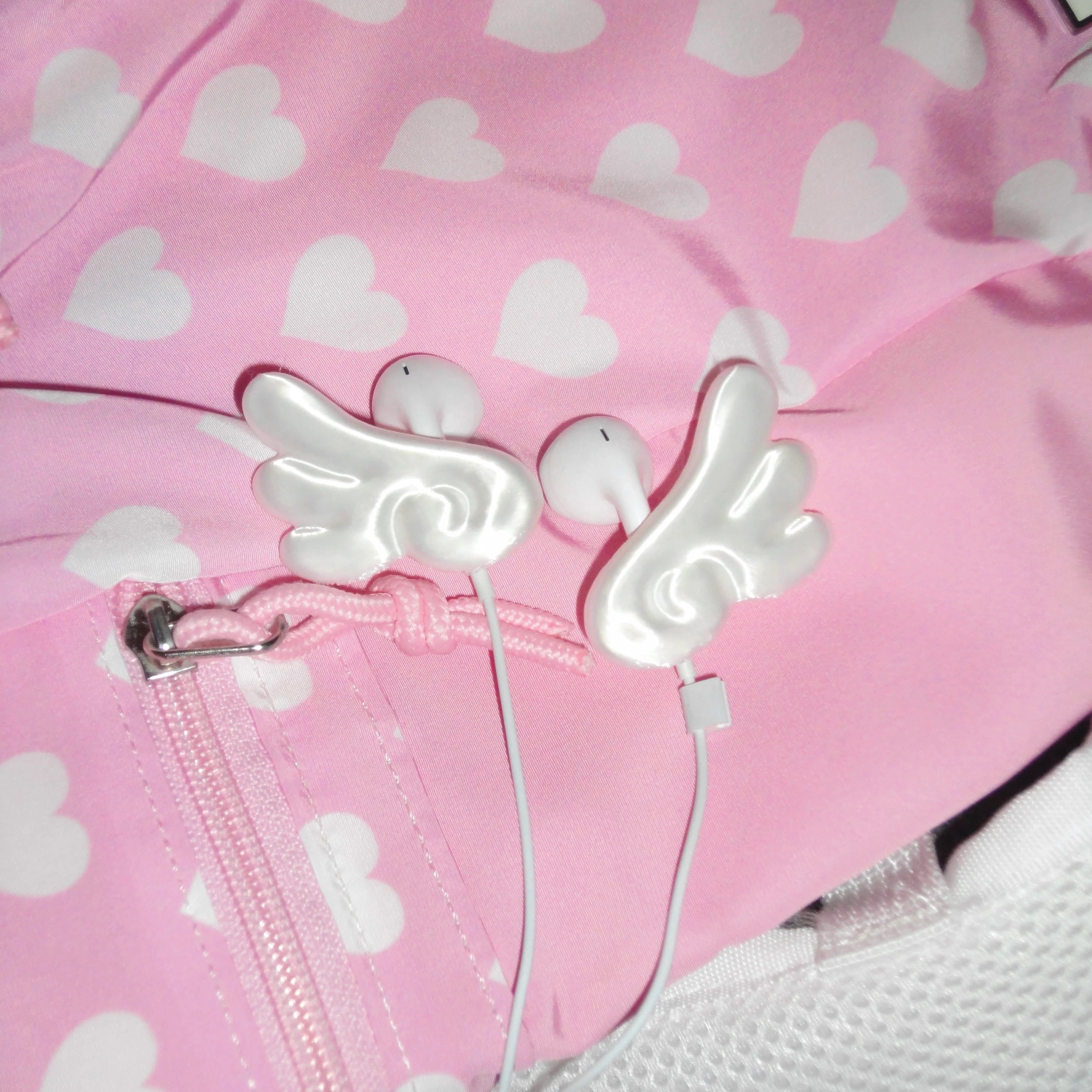THINGS | ꒰ঌ Cupid’s Wings ໒꒱ Earphone Attachment (White)