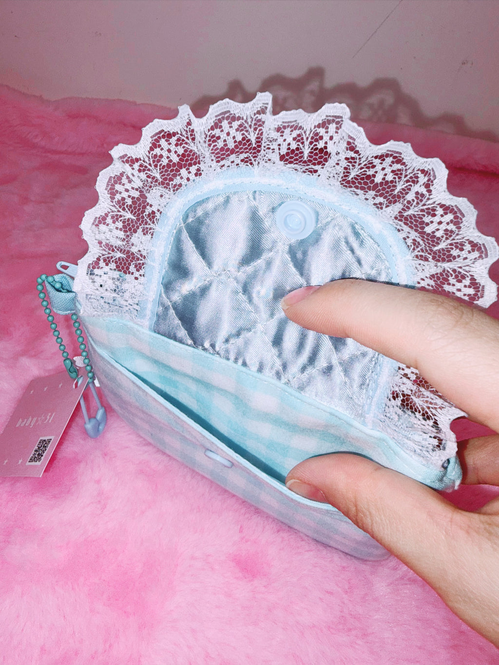 baby31 | Flat Pouch (Rabbit Blue)