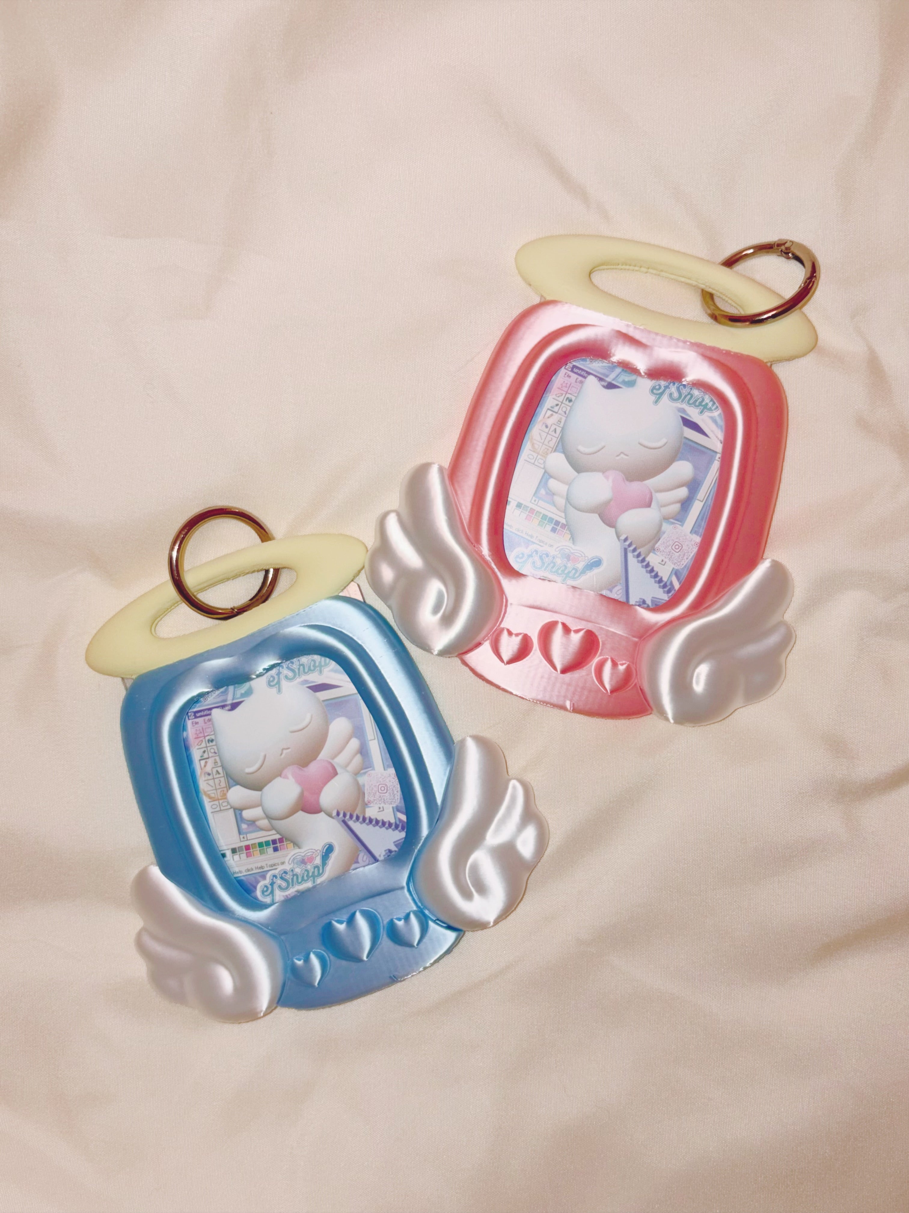 3D Printed Photo Frame Tamagotchi Keychain
