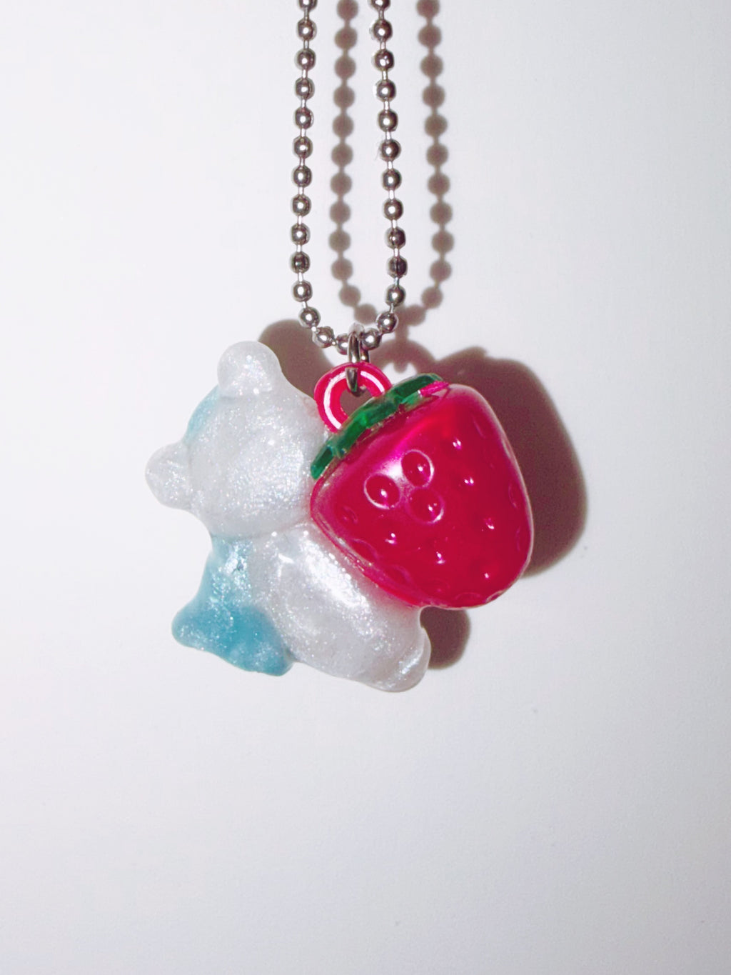 my little doggg | Strawberry Angel Dog Necklace