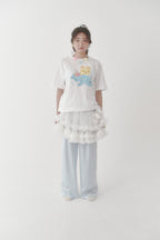 SWINGSET | [X YOUNGART] JINI's Dolphin Ride Cubic T-shirt