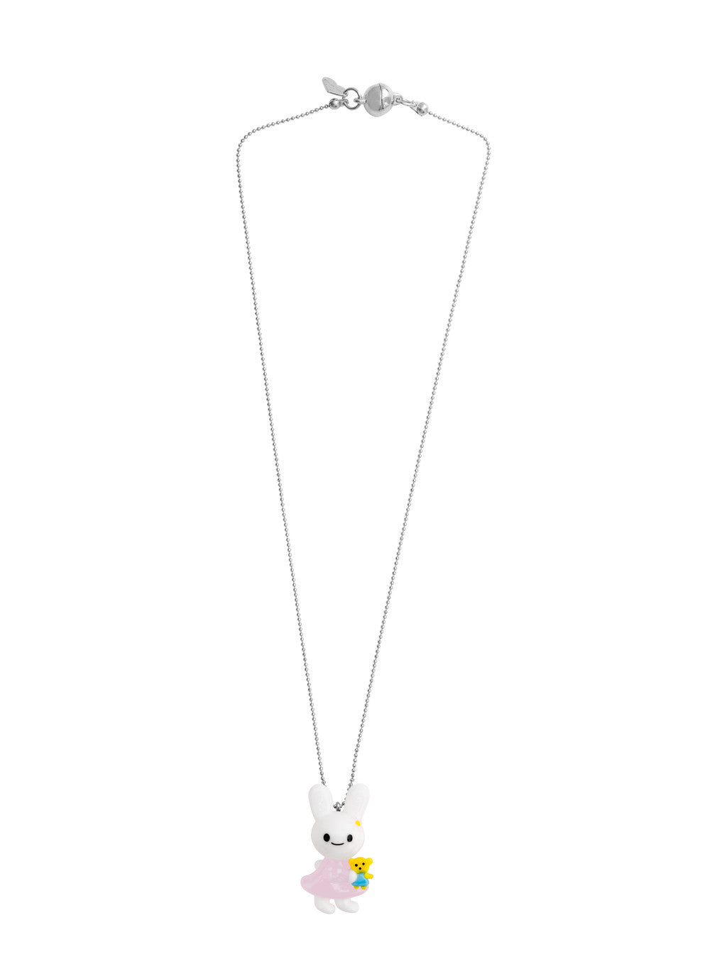 SWINGSET | [X YOUNGART] Glass KIDDY Necklace (Pink)