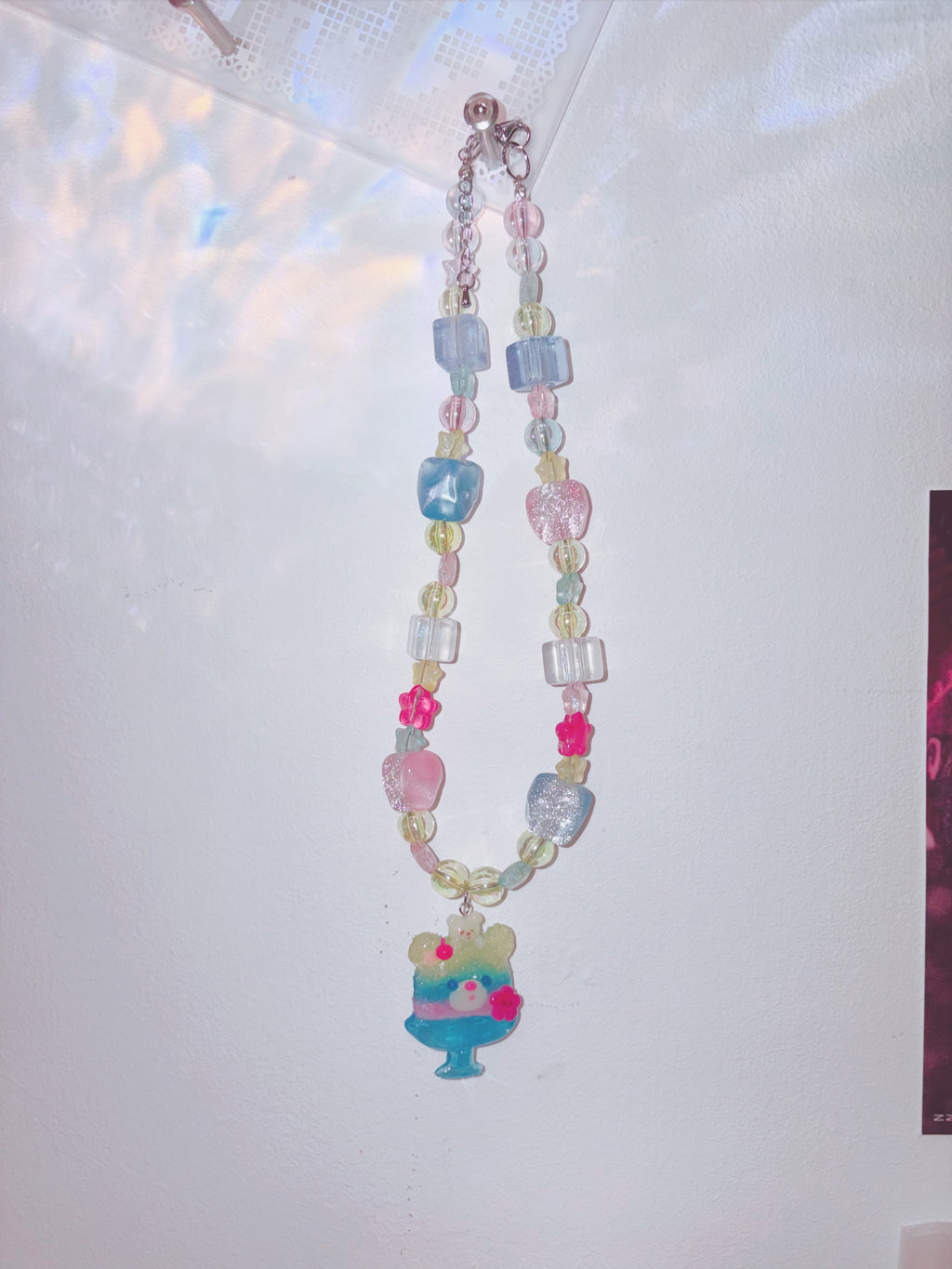Wakuwakuma Accessories | Shaved Ice Teddy Bear Necklace