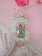 문어가든 | Fluffy Cardholder (White Kitty)