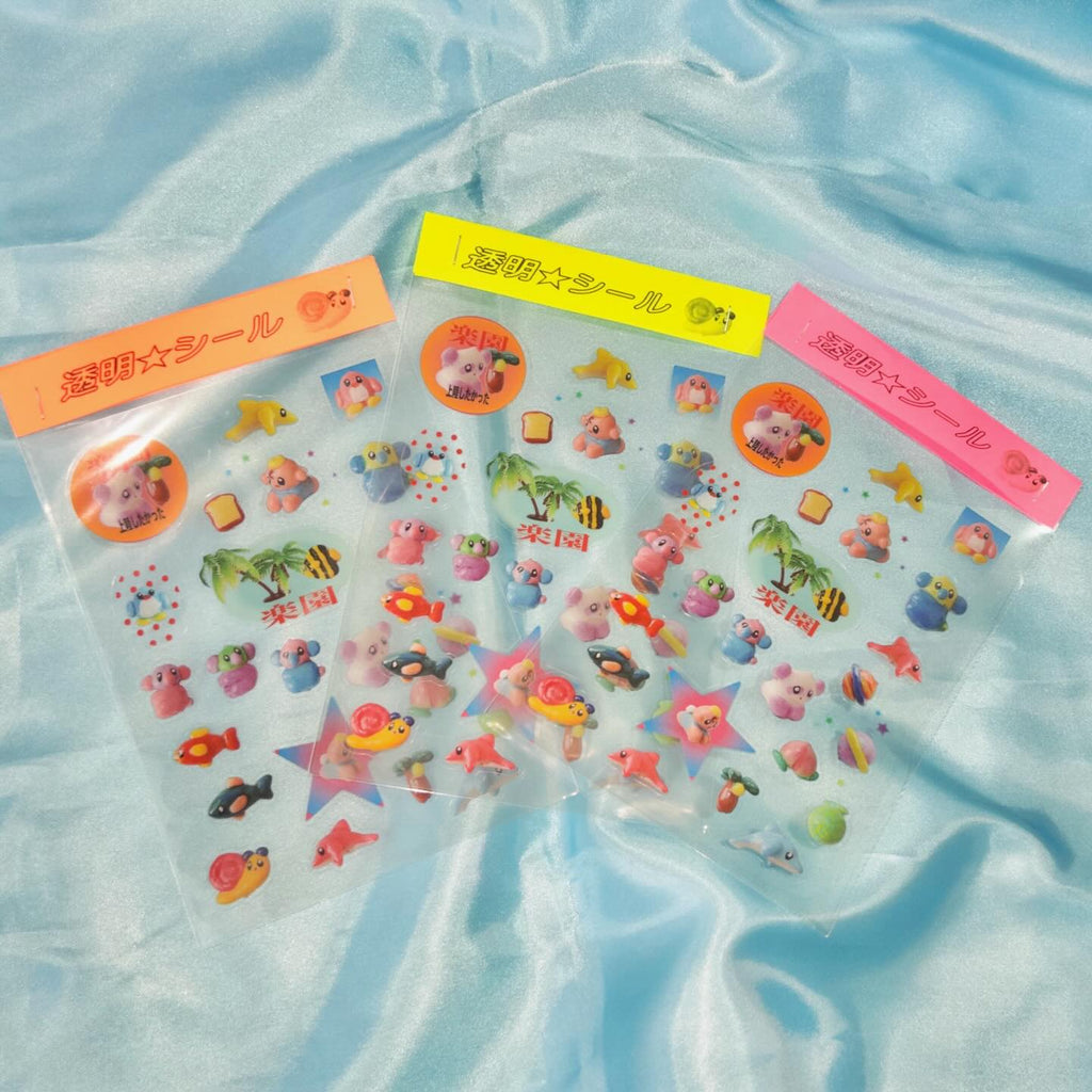 Momomeronn桃甜瓜 | Clear Sticker Sheet