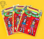 SUNIPAIDUI | Dragon and Alien Girls Fabric Sticker Set