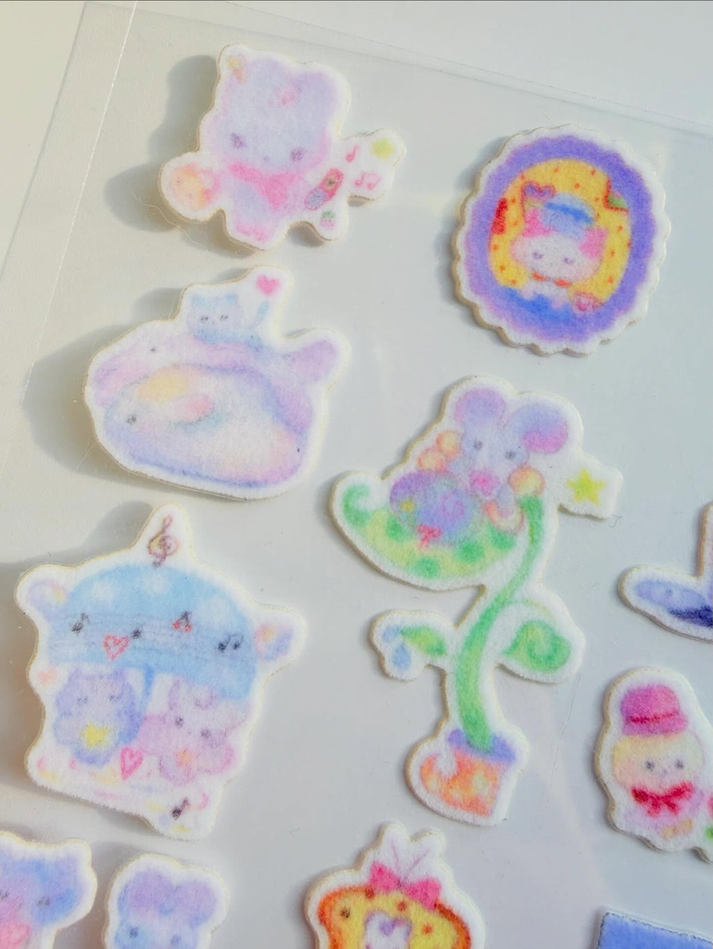 Plastic Peco | Fluffy Sticker Sheet