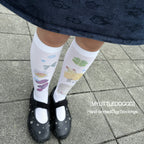 my little doggg | Handprinted Dog Socks - Cheese and Grape