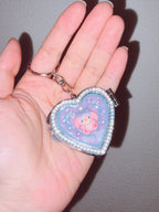 Hand Painted Mirror Keychain