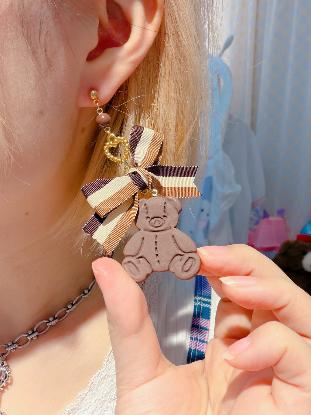 annuipapa | Cookie Bear Earrings
