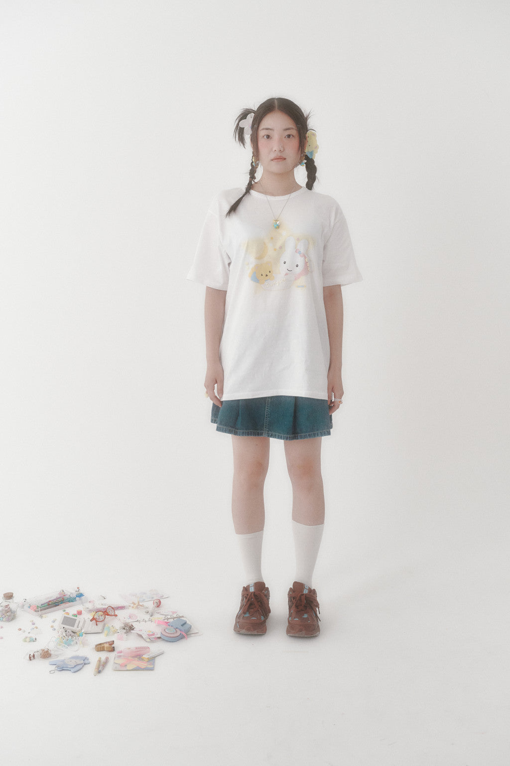 SWINGSET | [X YOUNGART] Star KIDDY&JINI Beaded T-Shirt