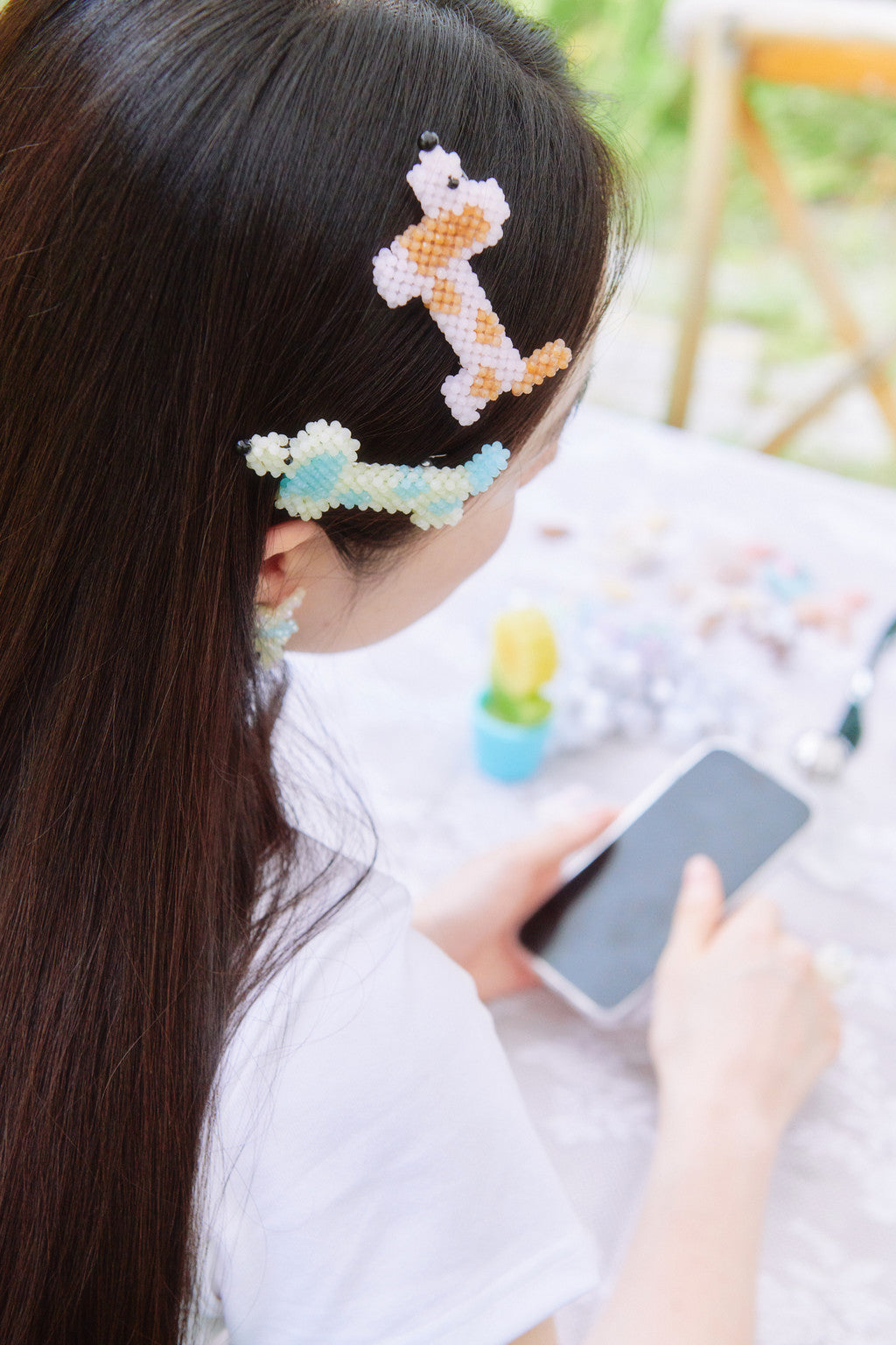 SWINGSET | Heart Puppy Hairclip